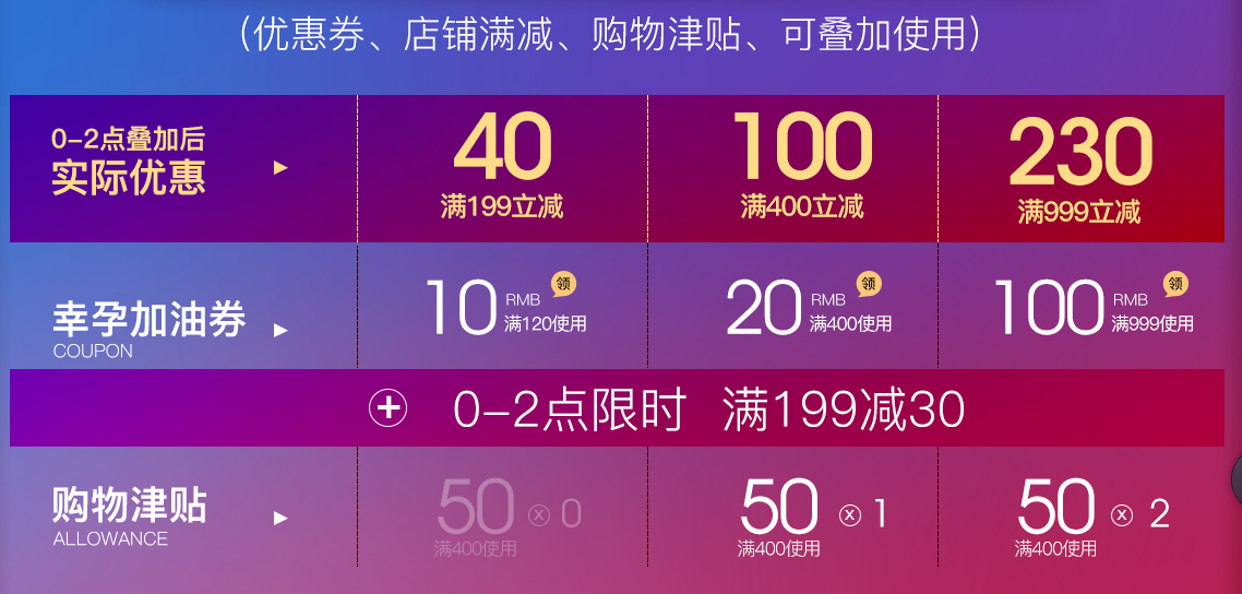 婧麒双十一活动